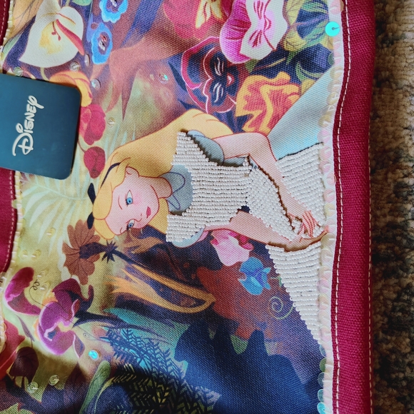 Disney Red Alice in Wonderland Tote Bag - Picture 5 of 8